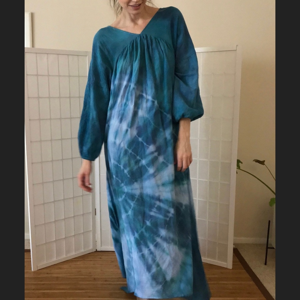 100%Cotton Gauze Tie Dye Tunic